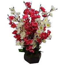 2021 popular hot search, ranking keywords trends in home & garden, artificial & dried flowers, weddings & events with real touch peony and hot search, ranking keywords. Artificial Flowers Decoratinglives Bonsai Blossom Artificial Flowers With Wooden Pot 17inch Wholesale Trader From Delhi