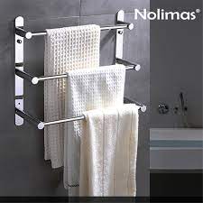 Modern towel rails for bathroom. Sus 304 Stainless Steel Three Layers Modern Towel Bar Brief Polished Surface Bathroom Towel Rack Wall Mounted Towel Shelf Holder Towel Racks Aliexpress