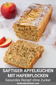 Jetzt ausprobieren mit ♥ chefkoch.de ♥. Apfel Haferflocken Kuchen Ohne Zucker Gesundes Fitness Rezept Haferflocken Kuchen Brot Backen Rezept Einfach Kuchen Ohne Zucker Und Mehl