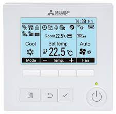 Improper installation may result in fire, electric shock, or other severe. Par 40maa Local Wall Controller With Backlit Lcd Screen Mitsubishi Electric