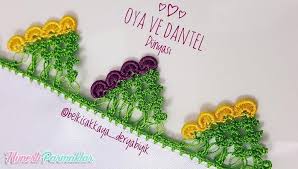 Fistikli Dag Tig Oyasi Yapimi Hunerliparmaklar Tig Isleri Oya Oya Ornekleri