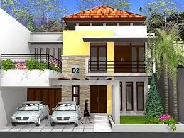 Desain rumah mewah mediterania carport / garasi 2 mobil. 95 Gambar Desain Rumah Minimalis 2 Lantai Garasi 2 Mobil Istimewa Banget Deagam Design