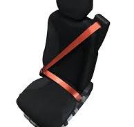ISRI 6830/870 NTS Seat – Integrated 3PT Belt and Headrest – Black Cloth