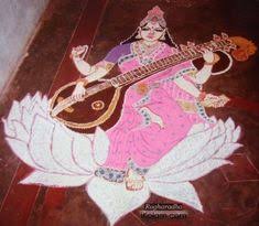 5:02 sourav ranjan 54 029 просмотров. 20 Saraswati Puja Decoration Ideas Rangoli Designs Design Hindu Festivals