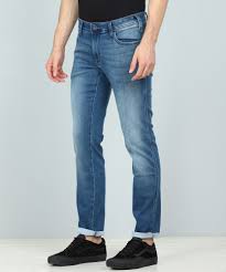 Wrangler Slim Men Blue Jeans