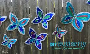 It is so appealing and decorative. Diy Butterfly Garden Ornament Crafting Cheerfully