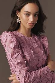 Christy Appliqué Mini Dress