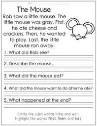 Reading Comprehension For Little Learners April Edition Reading Comprehension Passages Reading Comprehension Skills Reading Comprehension Worksheets