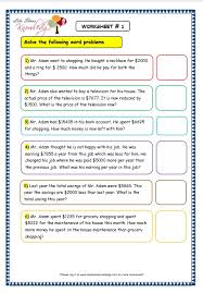 Addition in grade 3 starts to get serious! Grade 3 Maths Worksheets Subtraction 4 4 Addition And Subtraction Problems Lets Share Knowledge