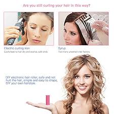 Short hair is difficult to maintain and to roll. Amazon Com Hann 10pcs Hot Rollers For Long Medium Short Hair Travel Hair Roller With Clips Electric Heating Pear Hair Ceramic Hot Harmless Hair Curlers Set Hair Sticks Tube Dry Wet Curly 10