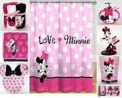 Disney Minnie Mouse Shower Curtain 9 Piece Bath Collection Minnie Mouse Bathroom Mickey Mouse Curtains Minnie Mouse Bedroom