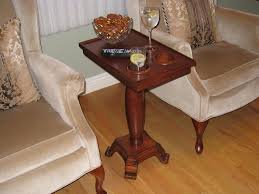 Reclining love seats are perfect for couples, and even better, these have cup holders, so the two of you can enjoy a beverage while you lounge. Side Tables Small End Tables With Cup Holders The Table Server