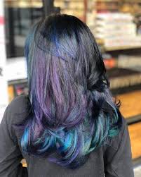 Redken flashlift used to lightened hair along with phbonder with. 23 Incredible Examples Of Blue Purple Hair In 2020
