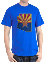 The cactus wren (heleodytes brunneicapillus couesi) was designated the official state bird of arizona in 1931 often found around yucca, mesquite or saguaro, cactus wrens nest in cactus plants; Cafepress Cafepress Vintage Arizona State Outline Flag Dark T Shirt 100 Cotton T Shirt Walmart Com Walmart Com
