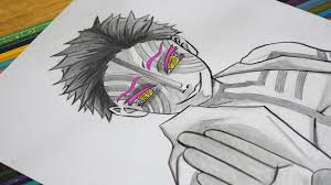 How To Draw Akaza Demon Slayer Kimetsu No Yaiba Drawings Anime Drawings Slayer