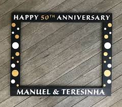Anniversary Photobooth Frame Prop Bridal Shower Photobooth Etsy Photo Booth Frame Frame Props Photo Frame Prop