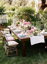 lunch in the http party stuffs blogspot com set de table deco table jardins