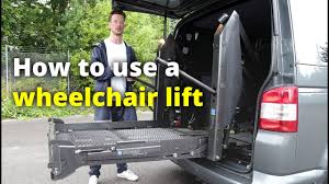 wheelchair lift to get inside a van