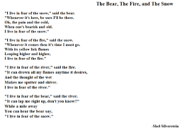 The Bear The Fire And The Snow By Shel Silverstein Words Shel Silverstein Quotes