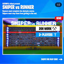 This is the second fortnite creative map we've uploaded, and it is snipers only with low gravity. Sniper Vs Runner Code 8254 3127 6620 Eazenm 1 Pump Fortnitecreative