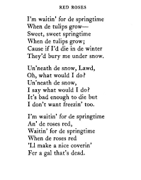 Langston Hughes Red Roses Red Roses Poems Langston Hughes