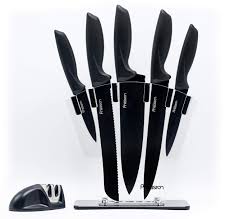 What is the best kitchen knife set under $500? Kitchen Knife Set With Block And Sharpener 7 Piece Set By Kitchen Precision Razor Sharp Chef Bread Carving And Utility Knives For Uber Chic Home Decor Great Quality