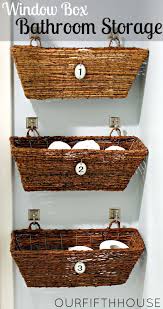 Such a cabinet is traditionally hung over the sinks but you can hang one anywhere you have space. 40 Simply Marvelous Bathroom Organization Ideas To Get Rid Of All That Clutter Cute Diy Projects Bathroom Basket Storage Diy Bathroom Storage Bathroom Storage