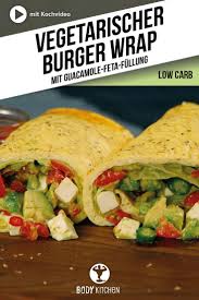 Burger Burgerwrap Carb Frischer Guacamolefetafullung Lowcarb Mit Wrap Low Carb Burger Wrap Mit Frische Rezepte Lebensmittel Essen Gesunde Rezepte