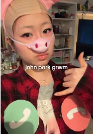 John and Lola Pork Costume