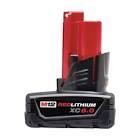 12V M12 Lithium-Ion Extended Capacity  XC  6 0 Ah REDLITHIUM Battery 48-11-2460 Milwaukee Tool