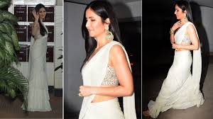 Katrina Kaif in Rs 54k ruffle saree spotted outside Vicky Kaushal's home  amid wedding preparations. See pics - India Today