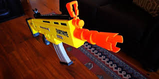 It's fortnite nerf scar blaster from cardboard. Nerf Fortnite Ar L Blaster Review Scar L Face