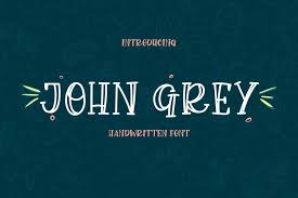 If you are willing to spend a little extra for a font, you can find one with alternates so that certain characters (like e or t) are different depending on what letters come after. John Grey A Handwritten Outline And Filled Font 941282 Display Font Bundles