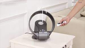 This lasko fan, unlike the fan above, does not even try to be quiet, but it does generate exceptionally strong airflow. Hanging Wall Multi Purpose Ultra Quiet Intelligent Remote Control Bladeless Fan For Home Youtube