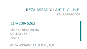 Assadollahi said he knows it can be frustrating to a lot of people when the engineers say, we don't know how long this is going to take. but their job is to keep people safe. 1356556591 Npi Number Reza Assadollahi D C N P Dallas Tx Npi Registry Medical Coding Library Www Hipaaspace Com C 2021