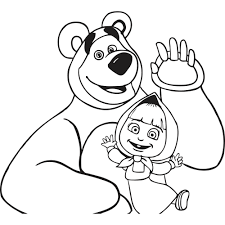 How to color masha and the bear coloring book for android apk download. Mewarnai Masha Coloring And Drawing