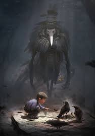 Infected By Art Thevan And The Raven Monster By Vincent Lefevre Infected By Art Book Volume 6 Contest Dark Fantasy Art Horror Art Monster Art