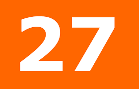27 — the orange ring