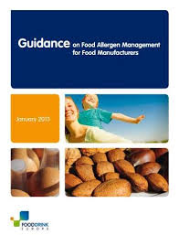 guidance on food allergen management for food