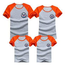 1pcs family t shirts 2016 summer family matching clothes