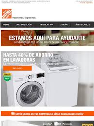 Aprovecha nuestras ofertas y promociones y compra con grandes descuentos! Home Depot Mexico Manten Tu Ropa Impecable Lavadoras Con Hasta 40 De Ahorro Milled