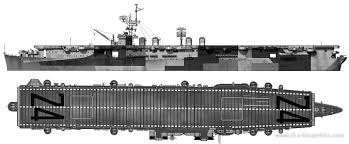 Uss Cvl 24 Belleau Wood 1944 Aircraft Carrier United States Navy Wood