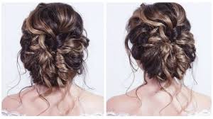 Naturally curly hair deserve wedding hairstyle that do them justice. Soft Relaxed Bridal Wedding Party Updo Great For Curly Hair A Quick Hairstyle For Long Medium Hair Youtube