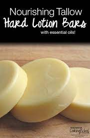 This kit will make six 4 oz. Nourishing Tallow Hard Lotion Bars Traditional Cooking School