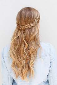 55 Stunning Half Up Half Down Hairstyles Styletic Boho Braided Hairstyles Homecoming Hairstyles Cool Braid Hairstyles