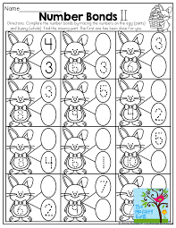 Number Bonds Tons Of Other Fun And Effective Printables Easter Math Kindergarten Easter Math Easter Kindergarten