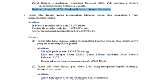 Penulisan kata bilangan yang sesuai dengan eyd terdapat pada kalimat berikut. Ultas Teknik Universitas Palangka Raya Pedoman Bahasa Indonesia Baku Sesuai Eyd Untuk Daftar Pustaka Website Jurusan Program Studi Teknik Sipil Fak