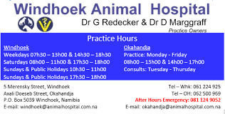 If you don't see your destination on the list, it doesn't mean we can't make your move happen! Windhoek Animal Hospital Facebook