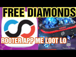 This is a simple process, and you will only have to do this once to get access for life. How To Get Free Diamonds In Rooter App Rooter App Me Free Me Diamonds Kaise Le Garena Free Fire Youtube