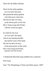 Salley Gardens Poetry Words Poem Quotes Poems